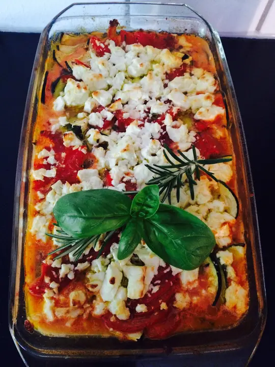 Schmorgemüse mit FETA überbacken