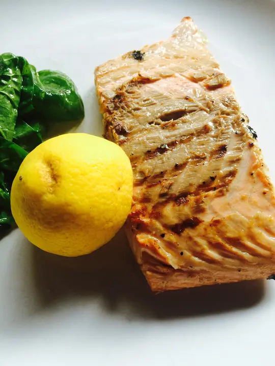 Gegrillter Lachs SÜß-SAUER 