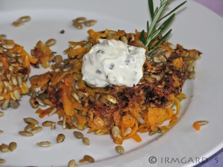 Möhren-Quark-Bratlinge