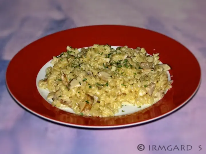 Steinpilz-Nudelpfanne