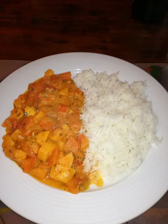 Süßkartoffel - Karotten Curry 