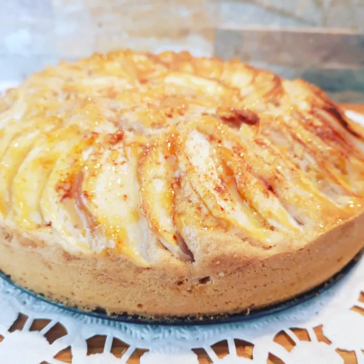 Aprikotierter Apfelkuchen (vegan)