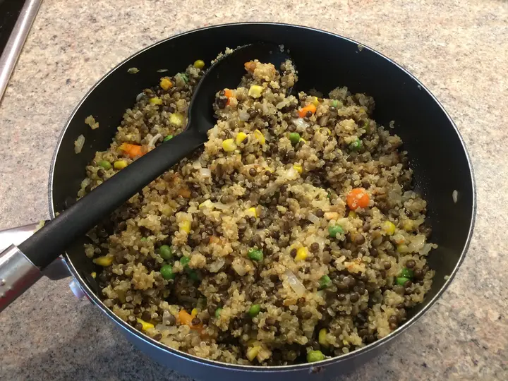 Linsen-Quinoa-Pfanne