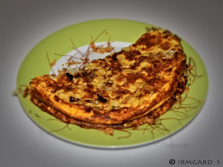 Zwiebelomelette