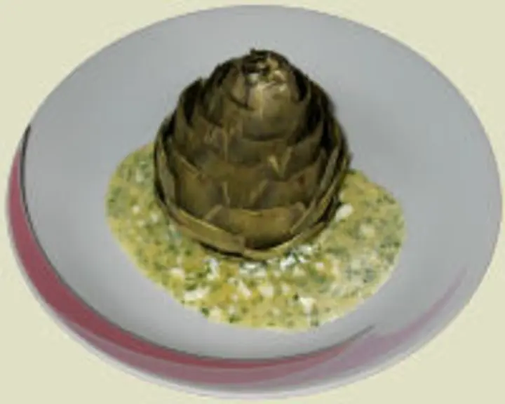 Artischocken mit Eiervinaigrette