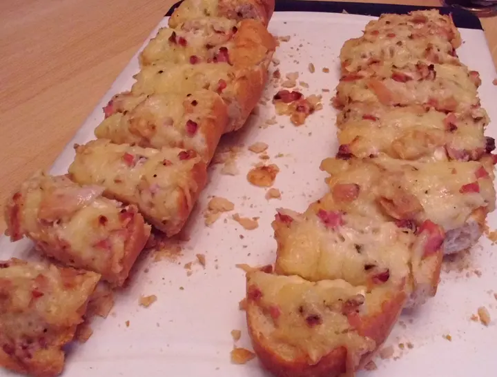 Überbackenes Baguette