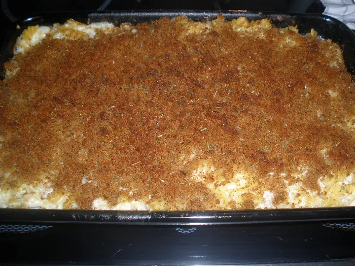 Nudel - Karfiol - Auflauf nach Jamie Oliver