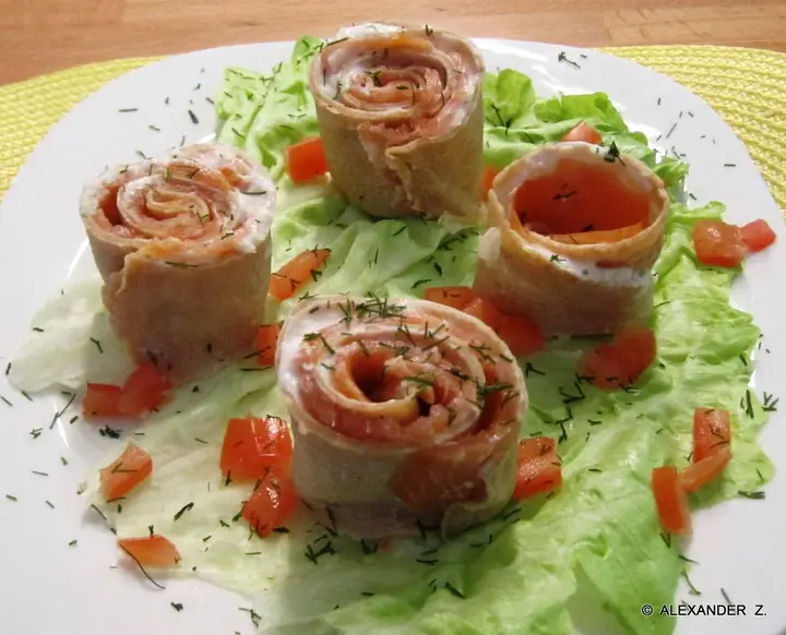 Lachs - Palatschinke