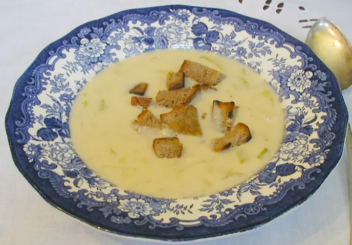 Lauchcremesuppe