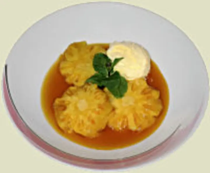 Karamellisierte Ananas 