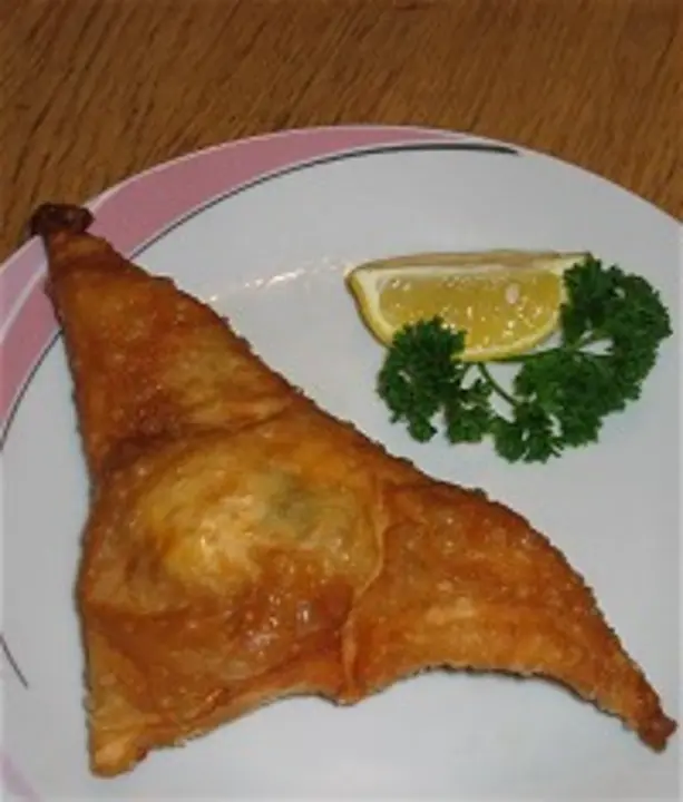 Brik à l'oeuf (Brik mit Ei)