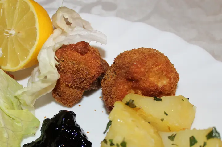 Panierte Champignons