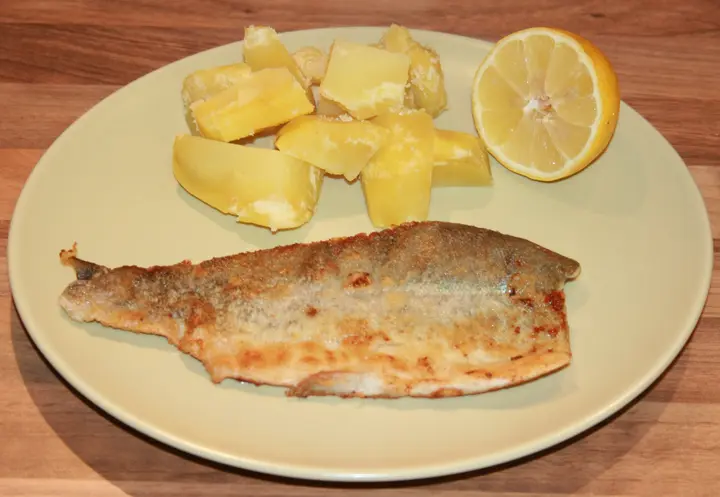 Saiblingfilets mit Salzkartoffeln