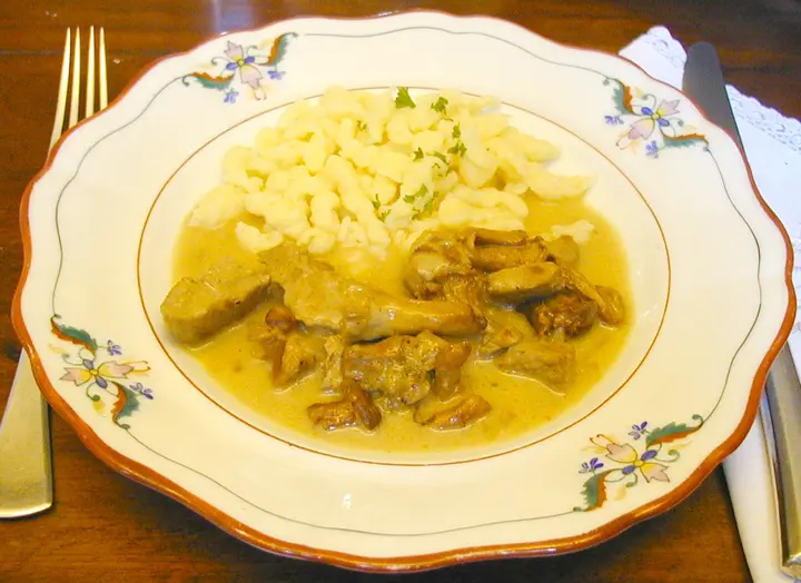 Schwammerlgeschnetzeltes