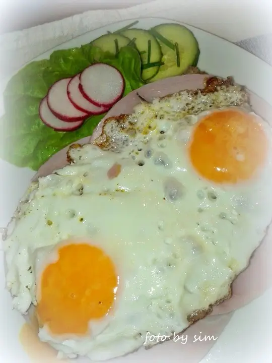 Strammer Max mit gebratener Bemme