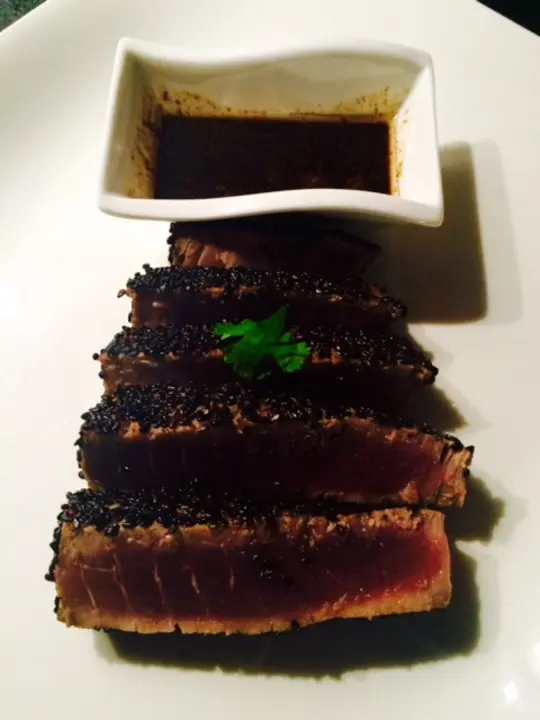 Thunfisch mit Honig-Soja Sauce