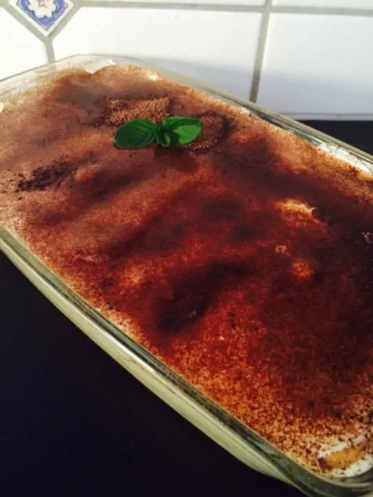 Tiramisu mit Kakao/ohne Alkohol
