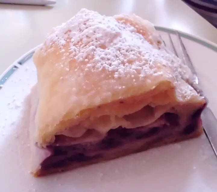 Topfen - Heidelbeerstrudel