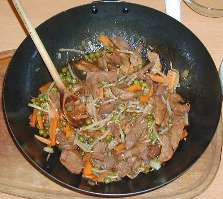 Würzige Rindfleischstreifen Hongkong