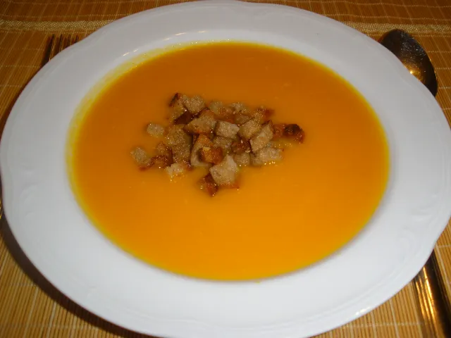 Karotten  Ingwer Suppe