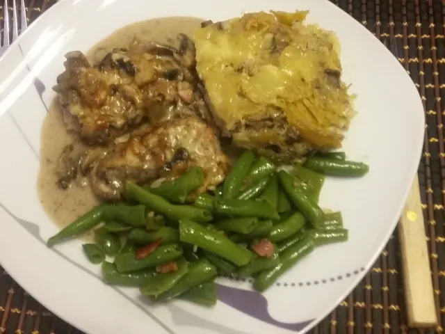 Gratiniertes Schweinefilet