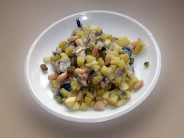 Klassischer Matjessalat