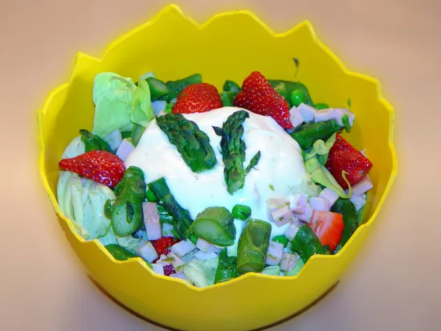 Spargelgeflügelsalat