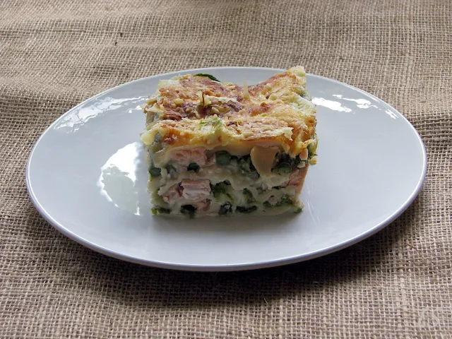 Pikante Spargellasagne