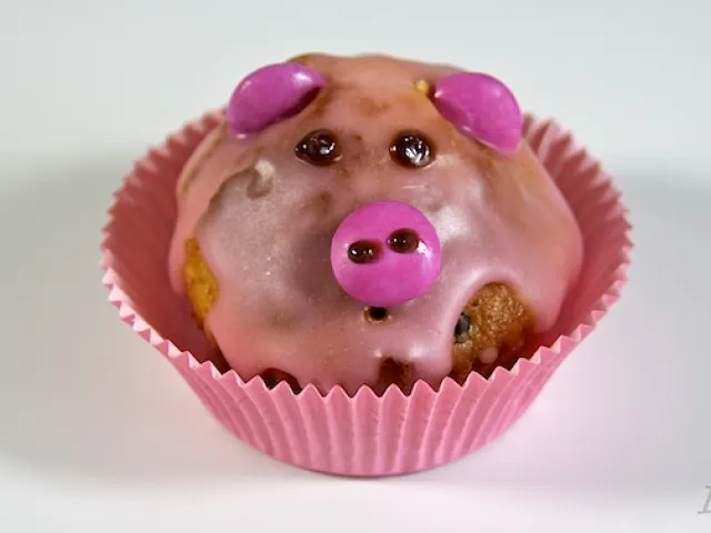 Schweinchen-Muffins