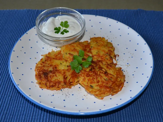 Erdäpfel-Mozzarella-Rösti