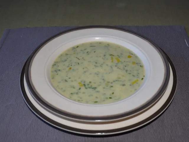 Schnittlauch-Cremesuppe