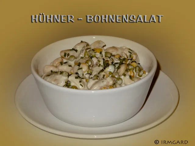 Hühner-Bohnensalat
