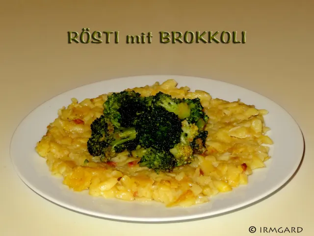 Rösti mit Brokkoli