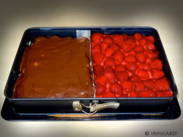 Bananen- / Erdbeerkuchen