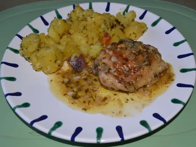 Pikantes Hühnerfleisch