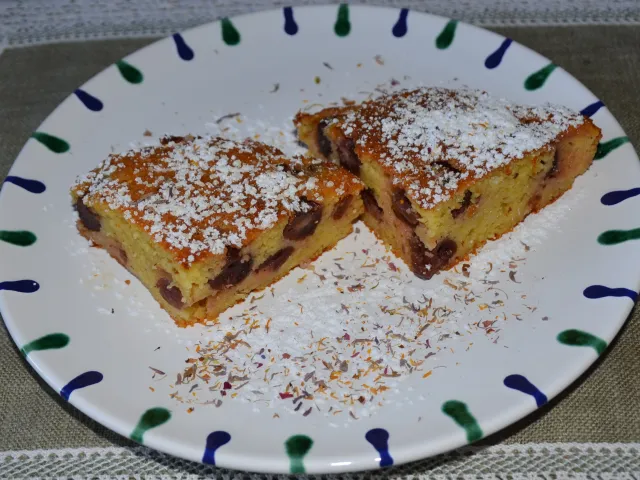 Grieß-Kirsch-Auflauf