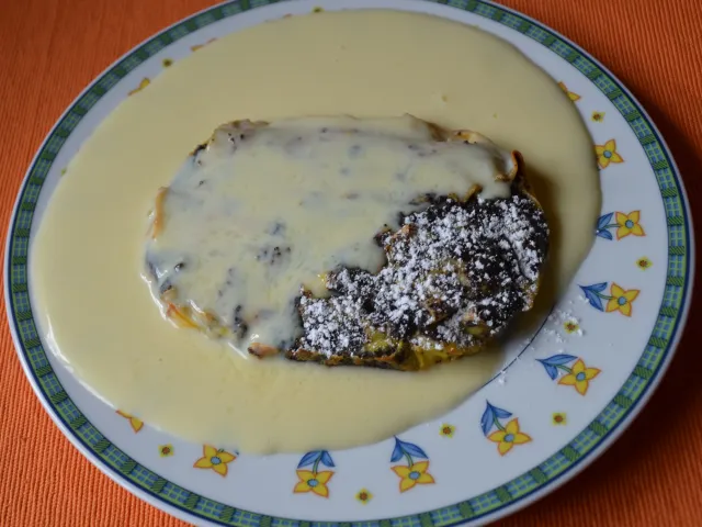 Überbackene Mohn-Topfen-Palatschinken