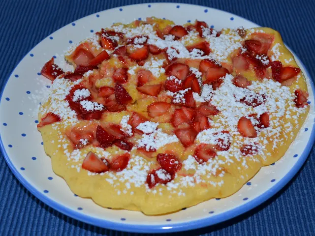 Erdbeer-Omelett