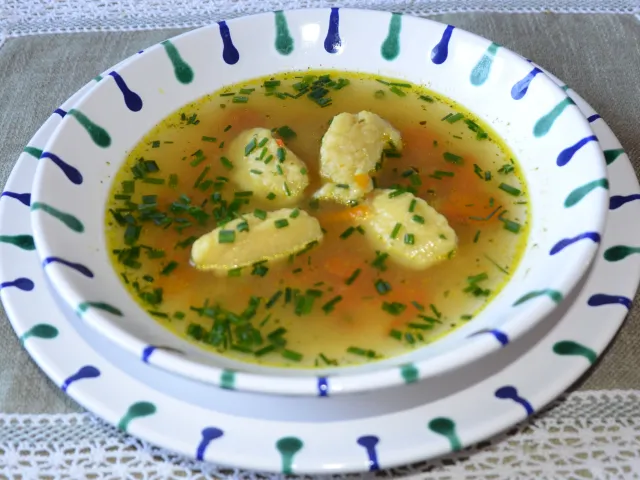 Butternockerl-Suppe