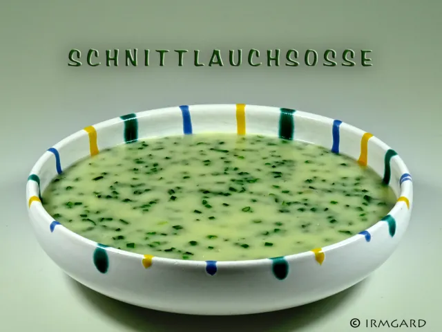 Warme Schnittlauchsosse