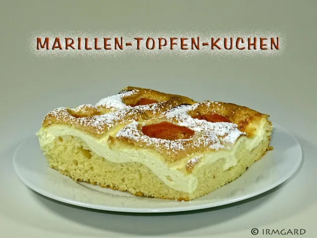 Marillen-Topfen-Kuchen