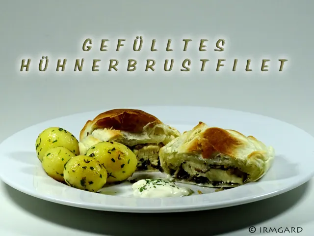 Gefülltes Hühnerbrustfilet