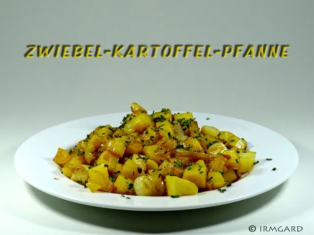 Zwiebel-Kartoffelpfanne