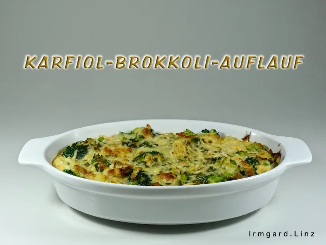 Karfiol-Brokkoli-Auflauf