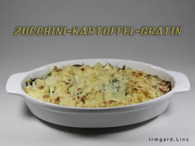 Zucchini-Kartoffel-Gratin