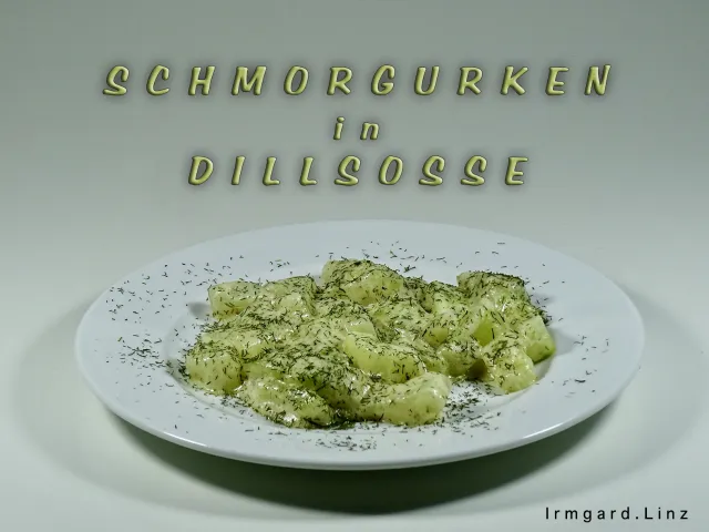 Schmorgurken in Dillsosse