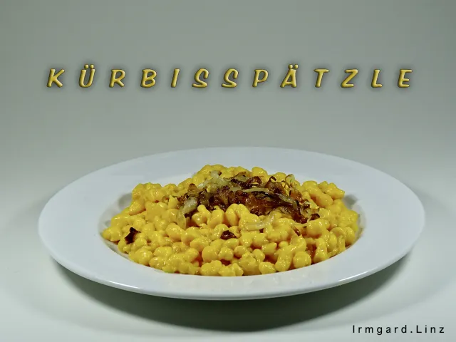 Kürbisspätzle