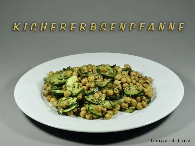Kichererbsen-Zucchini-Pfanne