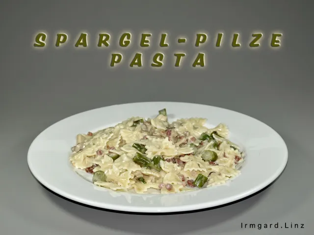 Spargel-Pilze-Pasta