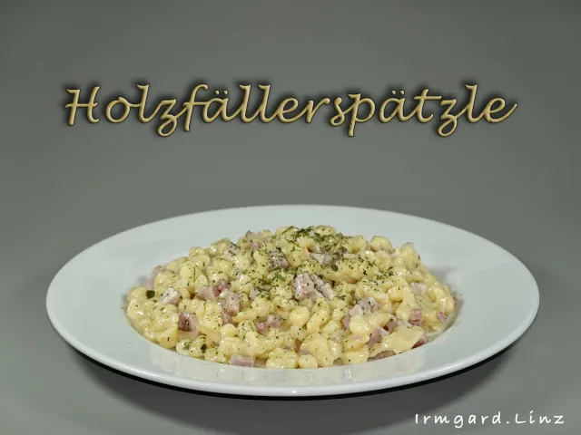 Holzfällerspätzle